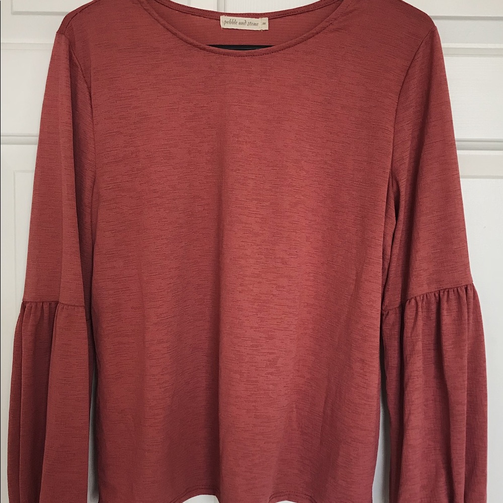 Rose Bell Sleeve Top